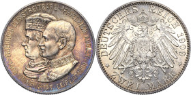 Sachsen
Friedrich August III. 1904-1918 2 Mark 1909 (E) Universität Leipzig Jaeger 138 Prachtvolles Exemplar mit herrlicher Patina. Stempelglanz
