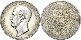 Waldeck-Pyrmont
Friedrich Adolf 1893-1918 5 Mark 1903 A Jaeger 171 Fast Vorzüglich