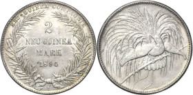 Deutsch-Neuguinea
 2 Neu-Guinea Mark 1894 A Jaeger 706 Vorzüglich/fast vorzüglich