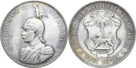 Deutsch-Ostafrika
 2 Rupien 1893 (A) Jaeger 714 Leicht bearbeitet, sehr schön
