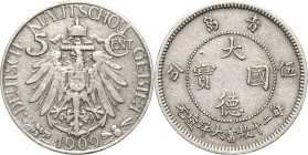 Kiautschou
 5 Cent 1909 (A) Jaeger 729 Sehr schön