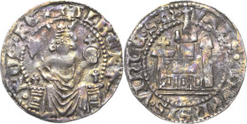Aachen - Reichsmünzstätte
Albrecht I. von Österreich 1298-1308 Denar o.J. Thronender Fürst von vorn, ALBERT ROM REX / Marienmünster, VRBS AQVENSIS VI...