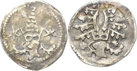 Sachsen, Haus Wettin, Groschenzeit
Kurfürst Ernst, Herzog Albrecht, Herzog Wilhelm III. 1465-1482 Hornpfennig o.J. Doppelkreuz-Colditz Sächsischer He...