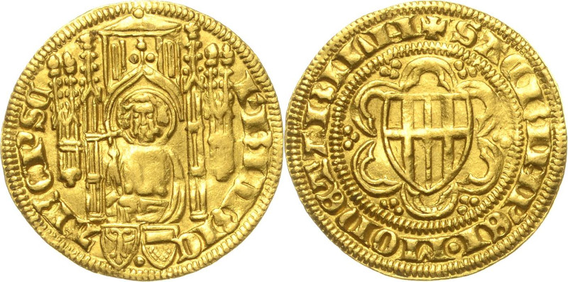 Trier, Erzbistum
Friedrich III. von Saarwerden 1371-1414 Goldgulden o. J. (1376...