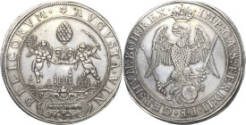 Augsburg-Stadt
 Taler 1625. Stadtansicht. Zwei Putten mit Pyr. Mit Titel Ferdinand II Forster 166 Davenport 5014 Vetterle 1625.6 Sehr selten. Vorzügl...