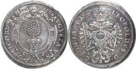 Augsburg-Stadt
 1/2 Taler 1694. Walzenprägung. Mit Titel Leopold I Forster 704 Vetterle 1694.10 Prachtexemplar. Äußerst selten. Fast prägefrisch