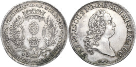 Augsburg-Stadt
 Taler 1765, FH/IT-Augsburg Mit Titel und Porträt Franz I Forster 655 Davenport 1930 Vetterle 1765.1 Sehr schön-vorzüglich