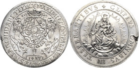 Bayern
Maximilian I., als Kurfürst 1623-1651 Taler 1625, München Madonna Hahn 106 Beierlein 885 var. Davenport 6069 Kl. Schrötlingsfehler, prägefrisc...