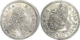 Bayern
Maximilian II. Emanuel 1679-1726 30 Kreuzer 1721, München Hahn 196 Beierlein 1656 Fast vorzüglich