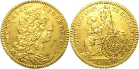 Bayern
Karl Albrecht 1726-1745, seit 1742 Kaiser Karl VII Karolin 1732, München Madonna Hahn 260 Beierlein 1920 Friedberg 232 GOLD. 9.85 g. Prachtvol...