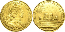 Bayern
Karl VII. 1742-1745 Goldmedaille im Dukatengewicht 1742. Auf seine Wahl zum Kaiser in Frankfurt. Brustbild nach rechts, CAR . VII . R . IMP . ...