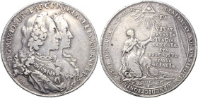 Bayern
Maximilian III. Joseph 1745-1777 Silbermedaille 1747 (Schega) Geschenkmedaille der bayerischen Landstände zur Vermählung seiner Tochter Maria ...