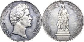 Bayern
Ludwig I. 1825-1848 Geschichtsdoppeltaler 1843, München Gründung der Hochschule in Erlangen AKS 105 Jaeger 73 Kahnt 109 Davenport 590 Kl. Rand...