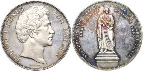 Bayern
Ludwig I. 1825-1848 Geschichtsdoppeltaler 1845, München Standbild des Freiherren vom Kreitmayr AKS 107 a Jaeger 75 Kahnt 111 Davenport 592 Pra...