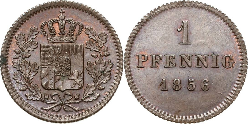 Bayern
Maximilian II. Joseph 1848-1864 Pfennig 1856, München AKS 160 Jaeger 56 ...