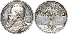 Bayern
Prinzregent Luitpold 1886-1912 Silbermedaille 1911 (Lauer) 90. Geburtstag. Brustbild nach links / Eichenbaum zwischen 2 Zeilen Schrift. Randpu...