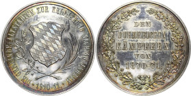 Bayern-Medaillen
 Silbermedaille o.J. An die ruhmreichen Kämpfer des Krieges von 1870/71 aus Altstädten (Sonthofen). Wappen / 5 Zeilen Schrift im Eic...