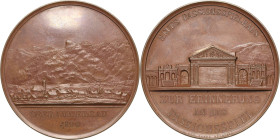 Bayern-Medaillen
 Bronzemedaille 1890 (Lauer) Auf die Passionsspiele in Oberammergau. Stadtansicht vor Berglandschaft / Ansicht des Passionsspielhaus...