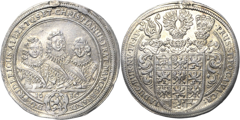 Brandenburg-Ansbach
Friedrich, Albert und Christian 1625-1634 Taler 1630, Nürnb...