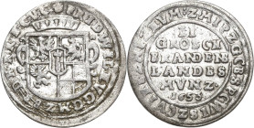 Brandenburg-Preußen
Friedrich Wilhelm, der große Kurfürst 1640-1688 Doppelgroschen 1653, Berlin. Neumann 11.70 a v. Schrötter 977 Vorzüglich