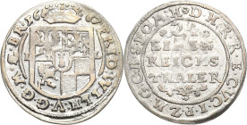 Brandenburg-Preußen
Friedrich Wilhelm, der große Kurfürst 1640-1688 1/24 Taler (Groschen) 1667, IL-Berlin v. Schrötter 1042 Neumann 11.77 a Vorzüglic...