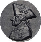 Brandenburg-Preußen
Friedrich II., der Große 1740-1786 Eisengussmedaille o.J. (Lauchhammer) Brustbild nach links. Mit Rv-Signet. 850 mm, 109,02 g. Im...