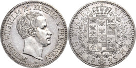 Brandenburg-Preußen
Friedrich Wilhelm III. 1797-1840 Taler 1823, A-Berlin Mit DNS anstatt UNS in der Randschrift Olding 180 AKS 14 Jaeger 59 Kahnt 36...
