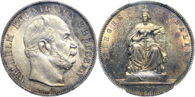 Brandenburg-Preußen
Wilhelm I. 1861-1888 Taler 1871 A-Berlin Sieg. Im PCGS-Slab mit der Bewertung MS64 Olding 408 AKS 118 Jaeger 99 Kahnt 390 Fast St...
