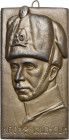Brandenburg-Preußen
Wilhelm II. 1888-1918 Einseitig bronzierte Eisengussplakette o.J. Kronprinz Wilhelm. Brustbild halb links mit Kolpak des 1. Leib-...