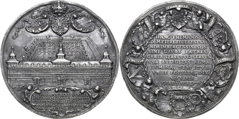 Nürnberg
 Bleigussmedaille 1619 (J. Wolff / G. Holdermann und H. Berckhausen) G...