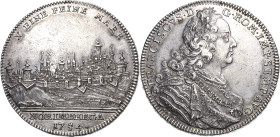 Nürnberg
 Taler 1754, CGL-Carl Gottlieb Lauffer Mit Titel und Porträt Franz I. Stadtansicht Kellner 337 Slg. Erlanger 705 Davenport 2484 Kl. Kratzer,...