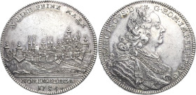 Nürnberg
 Taler 1754, CGL-Carl Gottlieb Lauffer Mit Titel und Porträt Franz I. Stadtansicht Kellner 337 Slg. Erlanger 705 Davenport 2484 Sehr schön-v...