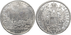 Nürnberg
 Taler 1768, SR-Scholz/Riedner Stempelkopplung. Mit Titel Joseph II. Stadtansicht Kellner 345 d Slg. Erlanger - Davenport 2495 Äußerst selte...