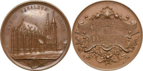 Nürnberg
 Bronzemedaille o.J. (vor 1900) (unsigniert) Medaillenserie Erinnerung an Nürnberg. St. Sebaldus Kirche. Ansicht der Kirche / 3 Zeilen Schri...