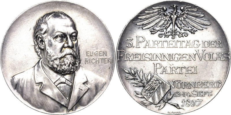 Nürnberg
 Silbermedaille 1900, (R. Ball) 3. Parteitag der Freisinnigen Volkspar...