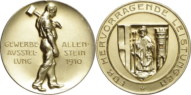 Ostpreußen
Allenstein Vergoldete Silbermedaille 1910 (Glaser & Sohn) Prämie der...