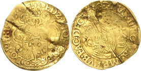 Ostfriesland
Edzard II. und Johann 1566-1591 Goldgulden 1573, Emden Mit Titel und Hüftbild Maximilians II Kappelhoff 243 Friedberg 882 3.11 g. Von gr...