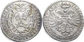 Regensburg-Stadt
 Taler 1641. Mit Titel Ferdinands III Beckenbauer 6128 Davenport 5758 Sehr selten. Vorzüglich+