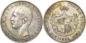 Reuss-Ältere Linie - Obergreiz
Heinrich XX. 1836-1859 Taler 1858, A-Berlin AKS 14 Jaeger 44 Kahnt 400 Davenport 798 Auflagenhöhe: 9500 Exemplare. Sel...