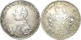 Reuss-Jüngere Linie - Schleiz
Heinrich XII. 1744-1784 Taler 1763, ICE-Saalfeld Mit Signatur ST (Stockmar). Frieden von Hubertusburg Schmidt und Knab ...