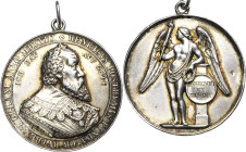 Reuss-Städte und Gemeinden
Gera Silbermedaille 1845 (Krüger) Schulpreismedaille des Gymnasiums Gera - von der Wies`schen Stiftung - Erster Preis. Bru...