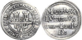 Rothenburg ob der Tauber
 Silberabschlag des Dukaten 1617. 100 Jahre Reformation Slg. Whiting 66 Jung 6.3 Brozatus - Opitz - Äußerst selten, besonder...