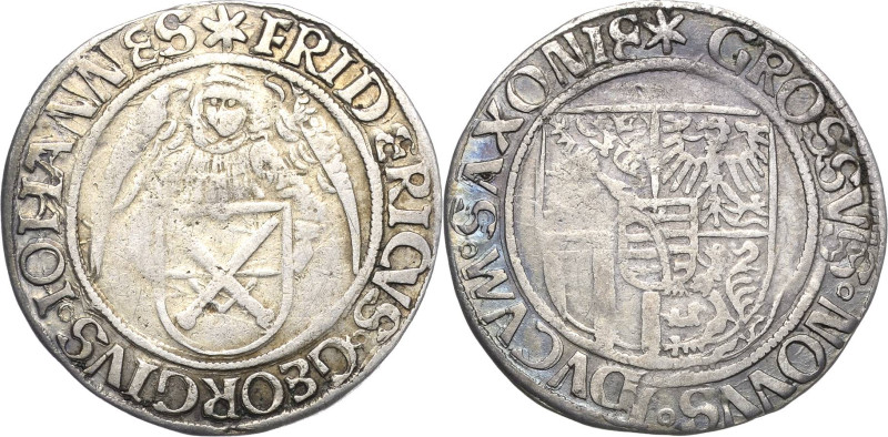 Sachsen-Kurlinie ab 1486 bis 1547 (Ernestiner)
Friedrich III., Georg und Johann...