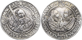 Sachsen-Kurlinie ab 1486 bis 1547 (Ernestiner)
Johann Friedrich, Heinrich und Johann Ernst 1539-1540 Guldengroschen 1539, T-Buchholz Keilitz 170 Schn...