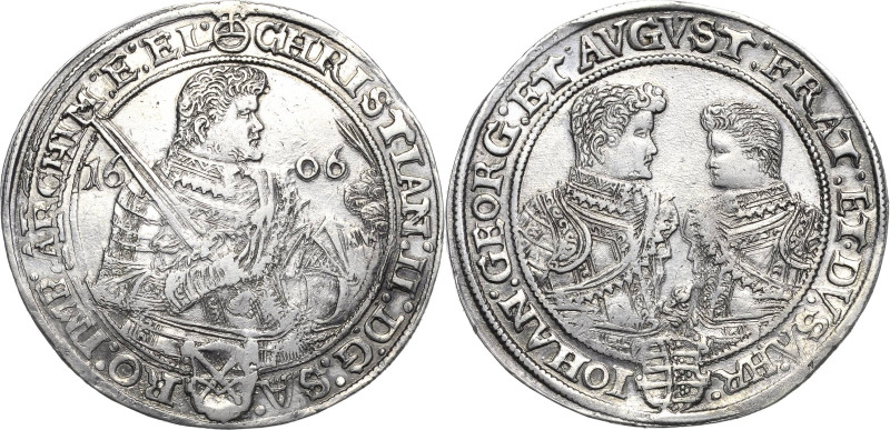 Sachsen-Kurlinie ab 1547 (Albertiner)
Christian II., Johann Georg I. und August...