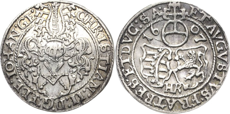 Sachsen-Kurlinie ab 1547 (Albertiner)
Christian II., Johann Georg I. und August...