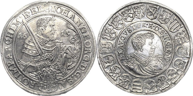 Sachsen-Kurlinie ab 1547 (Albertiner)
Johann Georg I. und August 1611-1615 Tale...