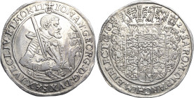 Sachsen-Kurlinie ab 1547 (Albertiner)
Johann Georg I. (1611-) 1615-1656 Taler 1624, Schwan-Dresden C/K 156 Schnee 818 Davenport 7601 Sehr schön-vorzü...