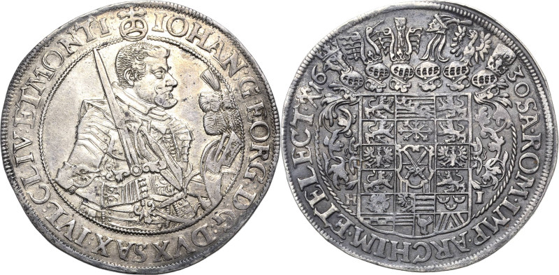 Sachsen-Kurlinie ab 1547 (Albertiner)
Johann Georg I. (1611-) 1615-1656 Taler 1...