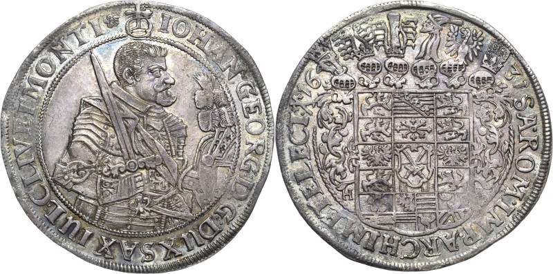 Sachsen-Kurlinie ab 1547 (Albertiner)
Johann Georg I. (1611-) 1615-1656 Taler 1...